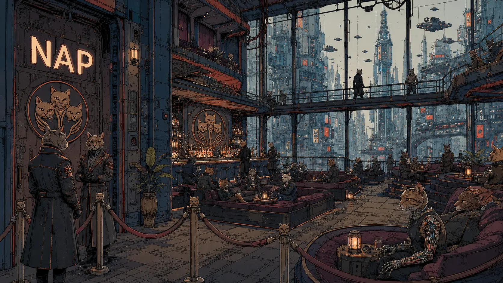 Illustrated view of NAP